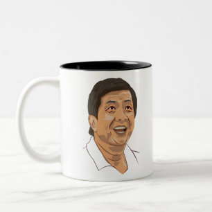 die beststen Badmintonspieler aller Zeiten Zweifarbige Tasse
