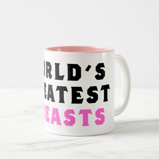 Die beststen Brüste der Welt Zweifarbige Tasse (VorderseiteRechts)