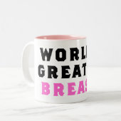 Die beststen Brüste der Welt Zweifarbige Tasse (Vorderseite Links)