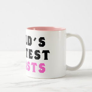 Die beststen Brüste der Welt Zweifarbige Tasse