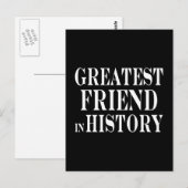 Die Beststen Freunde der Geschichte Postkarte (Vorne/Hinten)