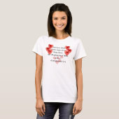 ".. die beststen in der Liebe." Christlich T-Shirt (Vorne ganz)
