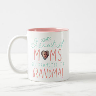 Die Beststen Mamas werden für das Oma-Foto beworbe Zweifarbige Tasse