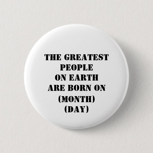 Die Beststen Menschen der Welt sind auf Button (Vorderseite)
