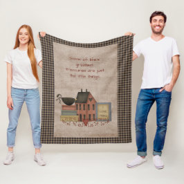 Die Beststen Schätze des Lebens - primitives Land Fleecedecke