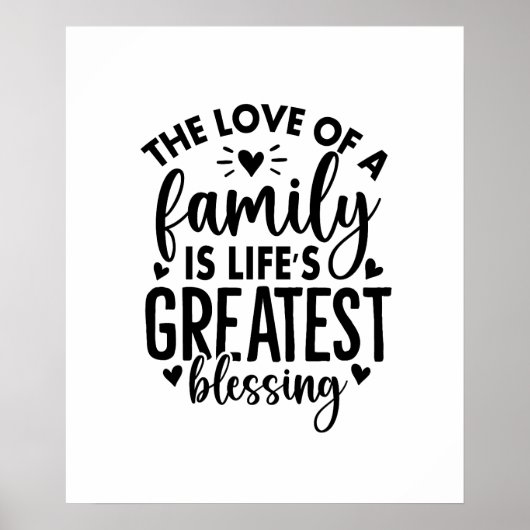 Die beststen Segen-Redewendungen des Familienleben Poster (Vorne)