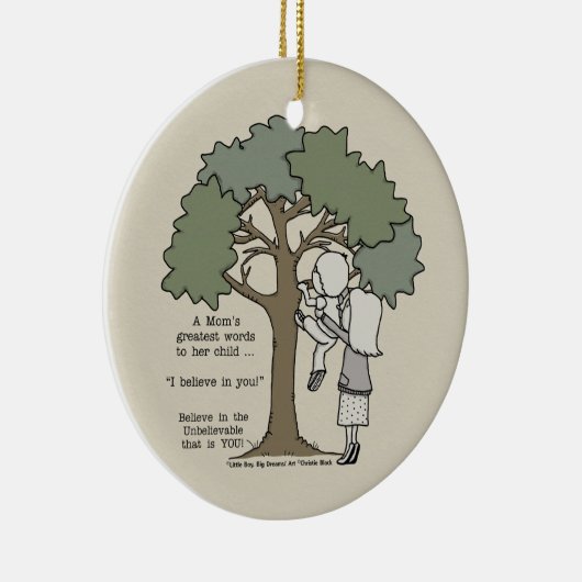 Die beststen Wörter der Mama Keramikornament (Rechts)