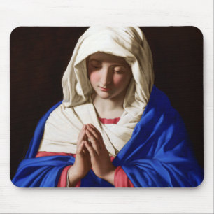 Die betende Madonna, Sassoferrato Mousepad