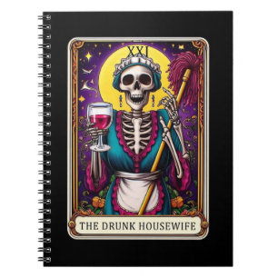 Die Betrunkene Tarot Card Collection Notizblock