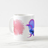 Die Betta Fisch-Tasse Kaffeetasse (Vorderseite Links)
