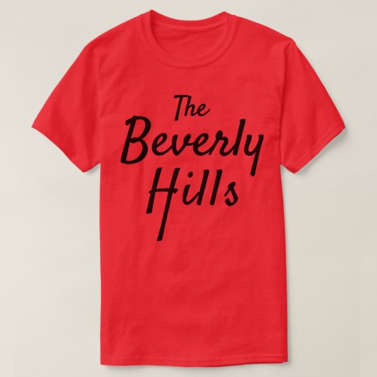 Die Beverly Hills T-Shirt (Design vorne)