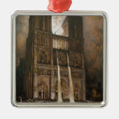 Die Bevölkerung, die Notre-Dame belagert Silbernes Ornament (Vorne)