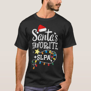 Die bevorzugte SLPA-Sprachpathologie des Santa T-Shirt