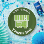 Die Bewegung des kleinen Hauses - kleine Häuser -  Pappteller (Party)