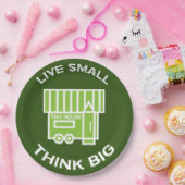 Die Bewegung des kleinen Hauses - kleine Häuser -  Pappteller (Party)