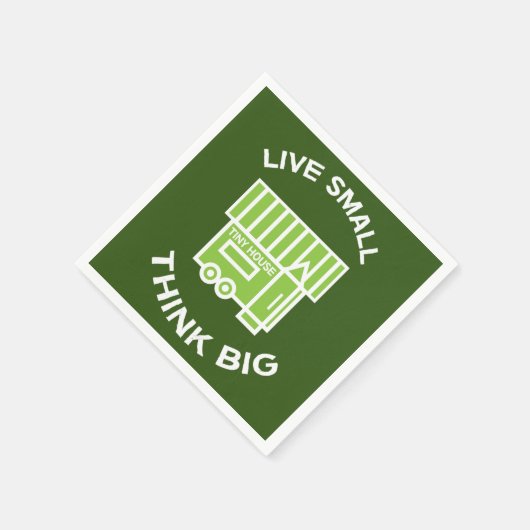 Die Bewegung des kleinen Hauses - kleine Häuser -  Serviette (Ecke)