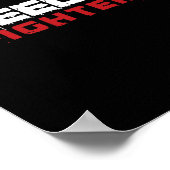 Die Bewegung zur Bekämpfung des Widerstands der Fr Poster (Ecke)