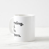 Die Bewertung aller Papers Funny Teacher Meme Kaffeetasse (Vorderseite Links)