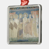 Die Bewilligungs-Steuerimmunität Silbernes Ornament (Links)