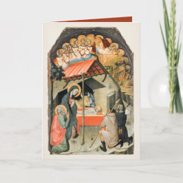 Die Bewunderung der Hirten durch Bartolo di Fredi Karte