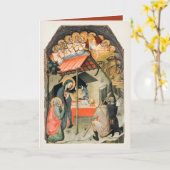 Die Bewunderung der Hirten durch Bartolo di Fredi Karte (Gelbe Blume)