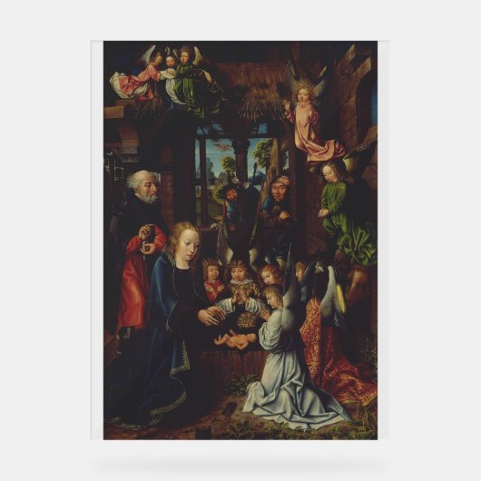 Die Bewunderung des christlichen Kindes Acrylschild (Vorderseite)