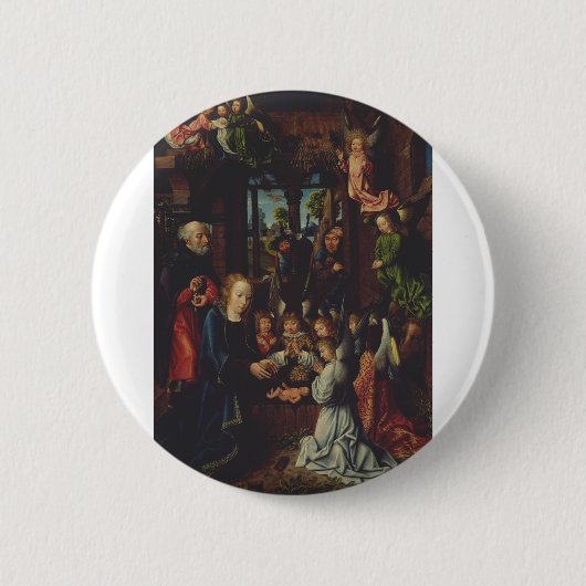 Die Bewunderung des christlichen Kindes Button (Vorderseite)