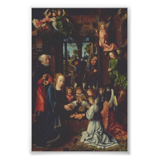 Die Bewunderung des christlichen Kindes Fotodruck (Vorne)