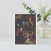 Die Bewunderung des christlichen Kindes Postkarte (Stehend Vorderseite)