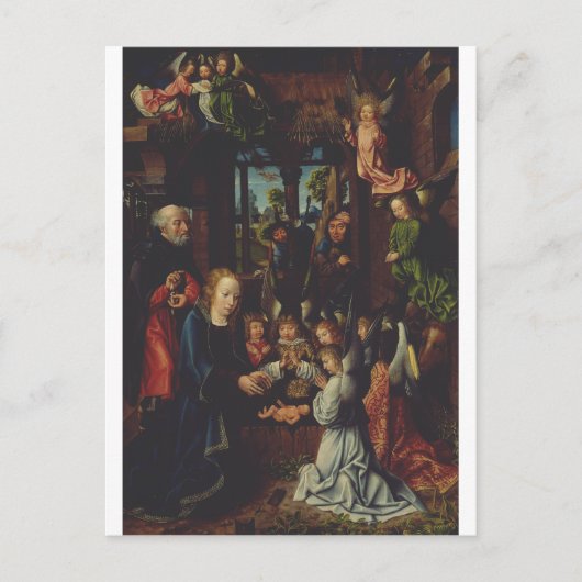 Die Bewunderung des christlichen Kindes Postkarte (Vorderseite)