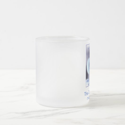 Die bewusste Ansicht Fernsehshow-Kaffee-Tasse Mattglastasse (Mittel)