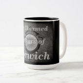 Die bezauberten Autoren von Norwich Zweifarbige Tasse (VorderseiteRechts)