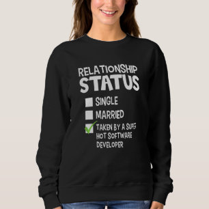 Die Beziehung zwischen ihm und ihrer Software-Entw Sweatshirt