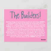 Die BGBOP des Builders. Postkarte (Rückseite)