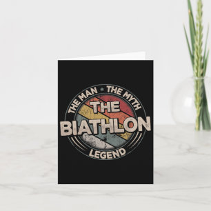 Die Biathlon-Legende Retro-Ski Herren Biathlon  Karte
