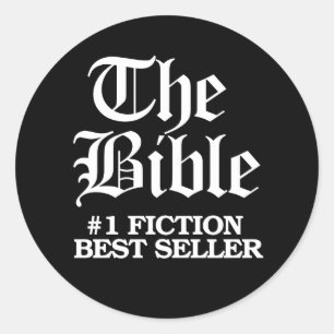 Die Bibel: #1 Fiktion Bester Verkäufer Runder Aufkleber