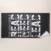 Die Bibel ist das Wort Gottes Strandtuch (Vorderseite)