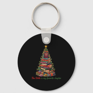 Die Bibel ist mein Lieblingskapitel Weihnachtsbaum Schlüsselanhänger