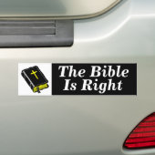 Die Bibel ist richtig Autoaufkleber (Auf Auto)