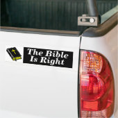 Die Bibel ist richtig Autoaufkleber (Auf Lkw)