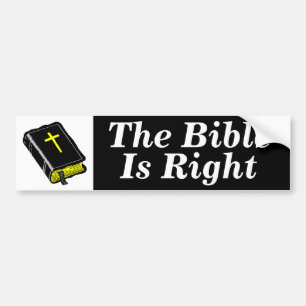 Die Bibel ist richtig Autoaufkleber