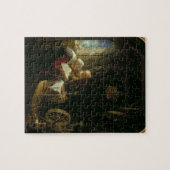 Die Bibel-Lektion oder Anne und Tobias (Öl auf Puzzle (Horizontal)