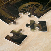 Die Bibel-Lektion oder Anne und Tobias (Öl auf Puzzle (Seite)