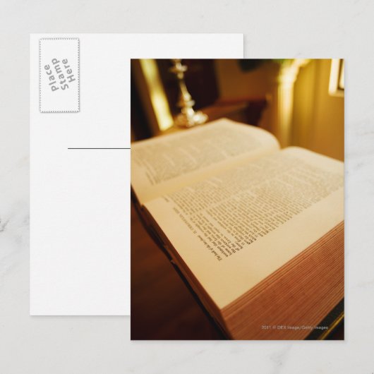 Die Bibel Postkarte (Vorne/Hinten)