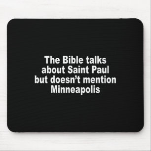 Die Bibel spricht über den Heiligen Paulus, erwähn Mousepad