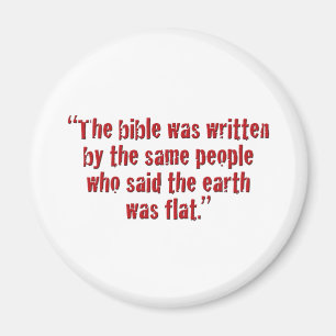 "Die Bibel wurde… geschrieben Magnet