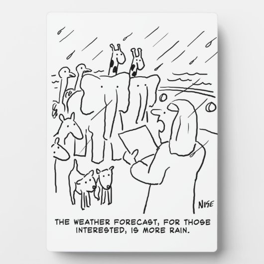 Die Bibelgeschichte der Sonne. Noah's Ark Funny Fotoplatte (Vorderseite)