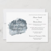 Die Bibelverse meines Souls, in der Hochzeit einge Einladung (Vorderseite)