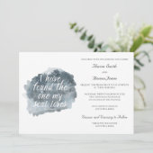 Die Bibelverse meines Souls, in der Hochzeit einge Einladung (Stehend Vorderseite)