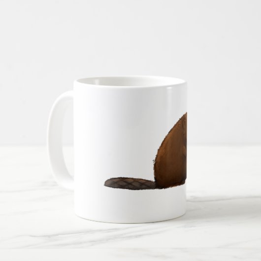 Die Biber-Tasse Kaffeetasse (Vorderseite Links)